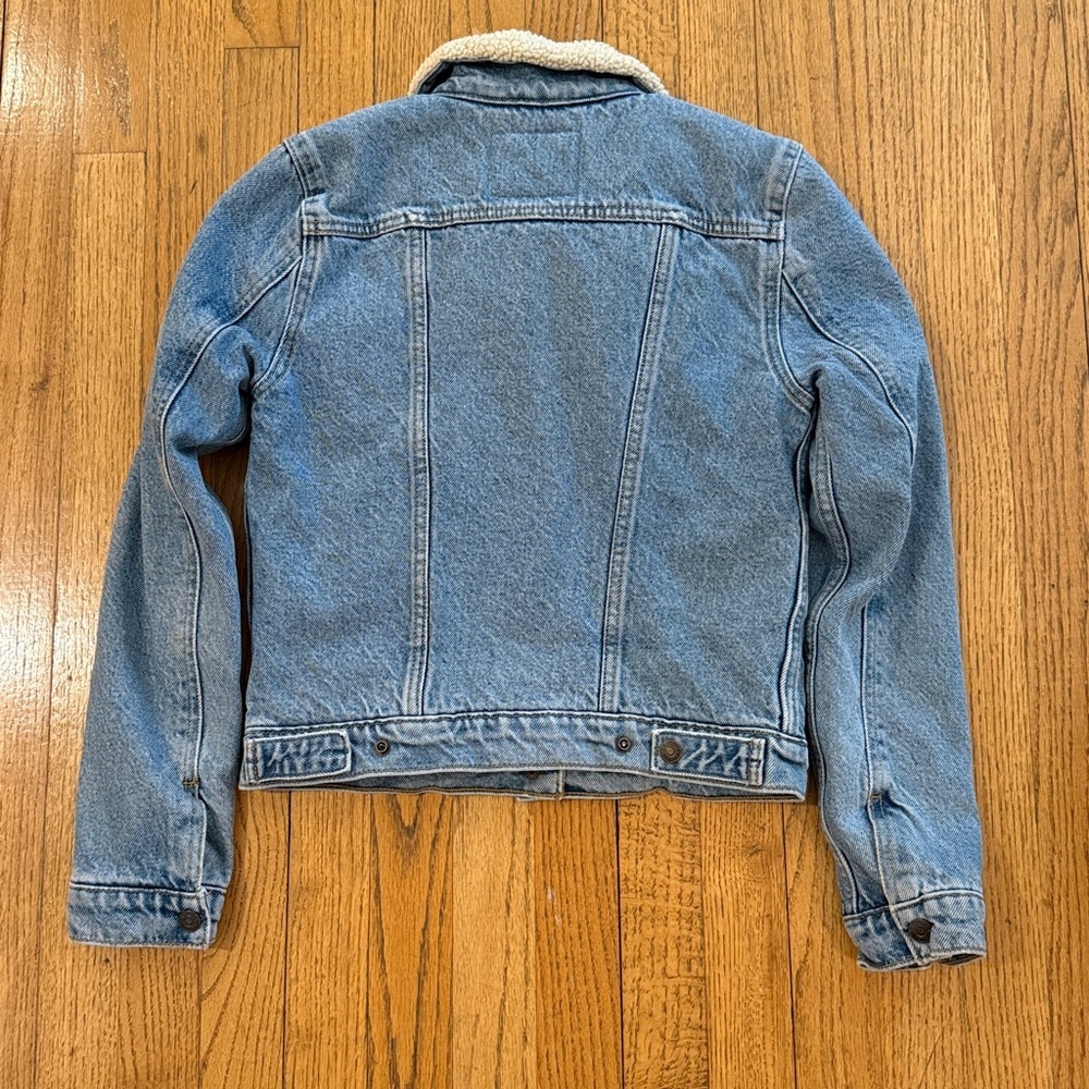 Levi’s Sherpa Lined Denim Jacket XS - Picture 4 of 4
